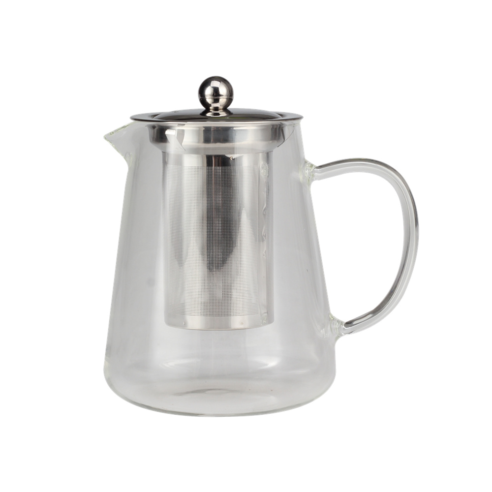 Borosilicate Tea Pot With Removable Stainless Steel Infuser