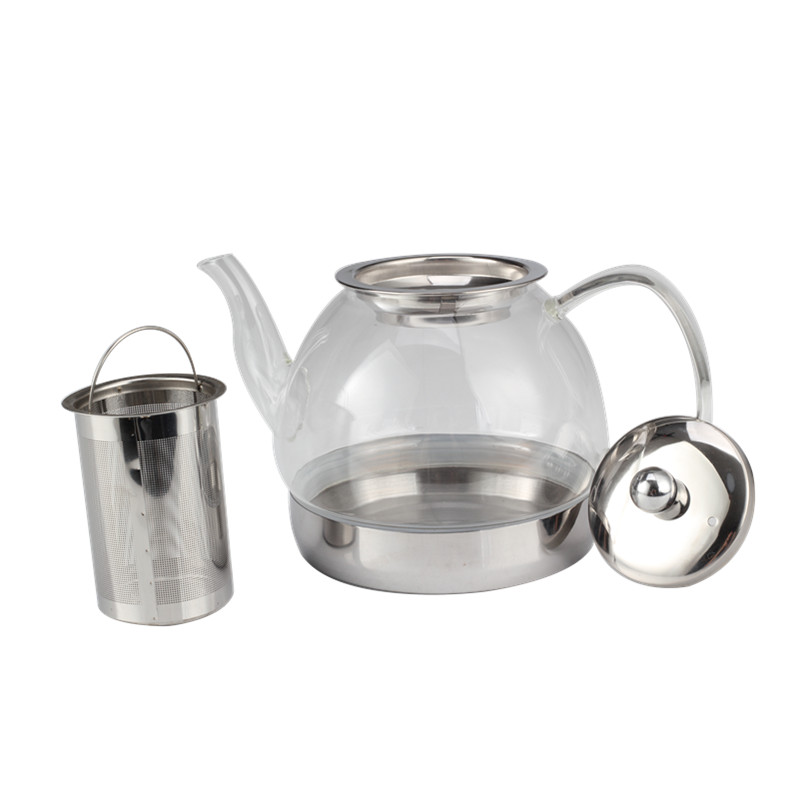 Clear Teapot Infuser With Heat Resistant And Loose Leaf Teapot Infuser