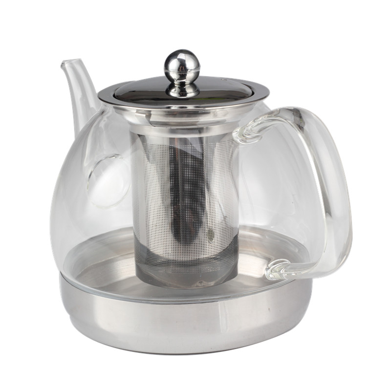 Clear Teapot Infuser With Heat Resistant And Loose Leaf Teapot Infuser