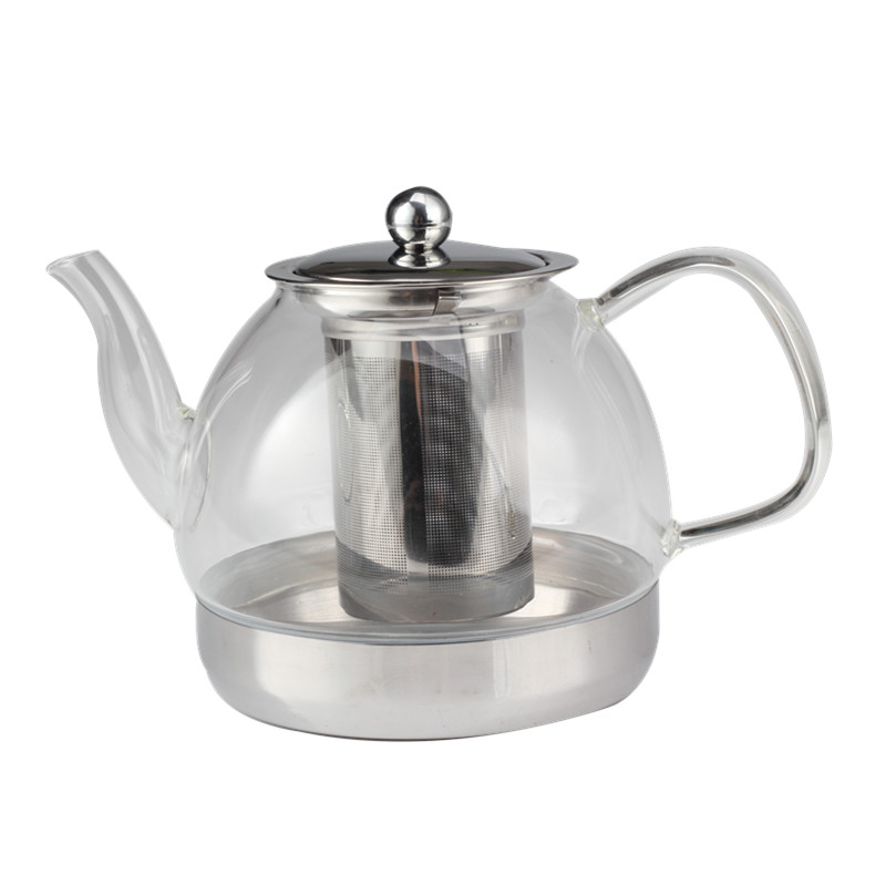 Clear Teapot Infuser With Heat Resistant And Loose Leaf Teapot Infuser