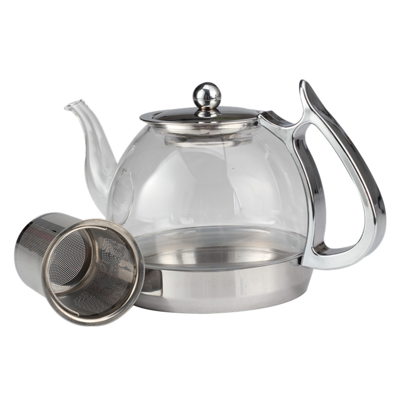 Clear Teapot Infuser With Loose Leaf Teapot Infuser