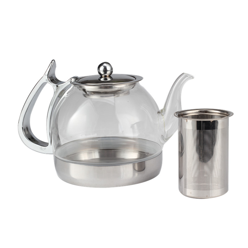 Clear Teapot Infuser With Loose Leaf Teapot Infuser