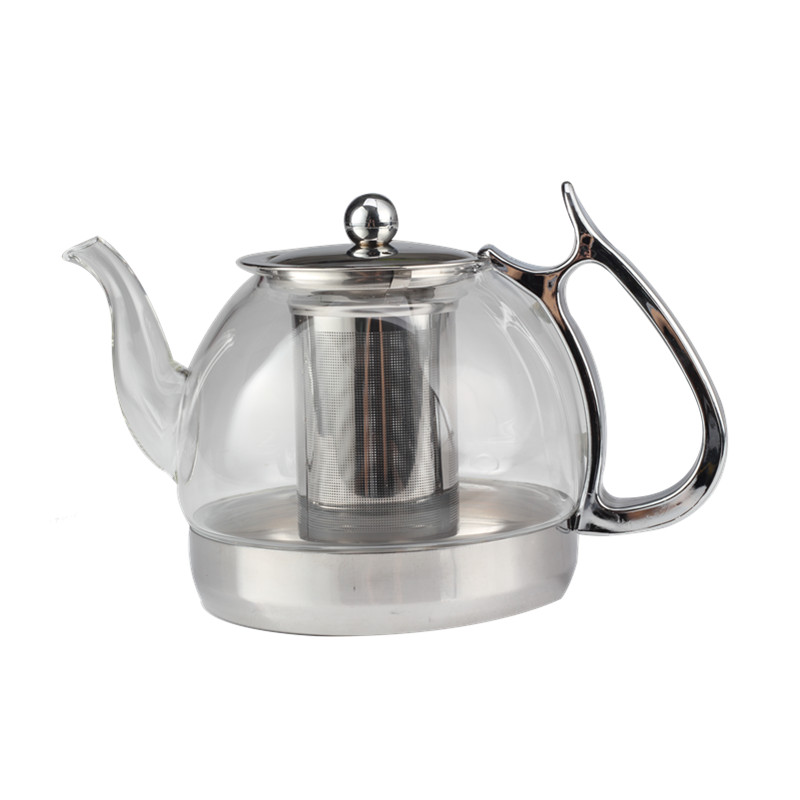 Clear Teapot Infuser With Loose Leaf Teapot Infuser