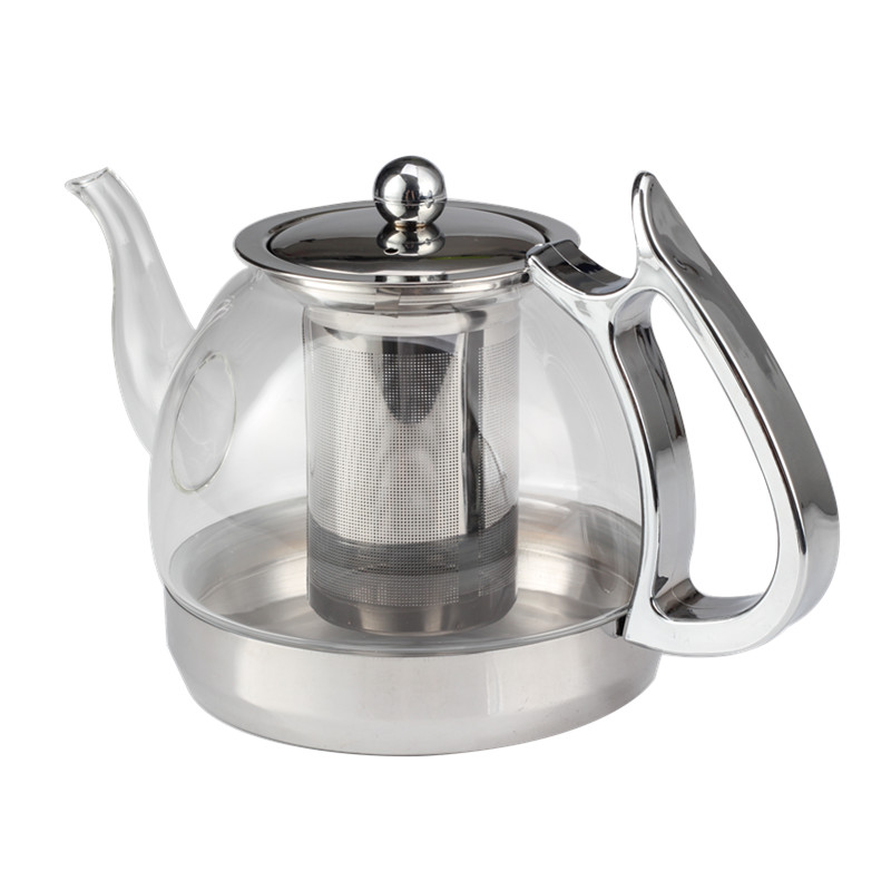 Clear Teapot Infuser With Loose Leaf Teapot Infuser