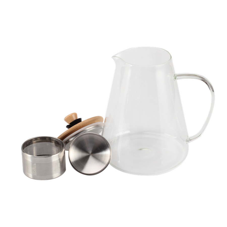 Glass Teapot With Infuser, Teapot for Stovetop Safe for Blooming Tea