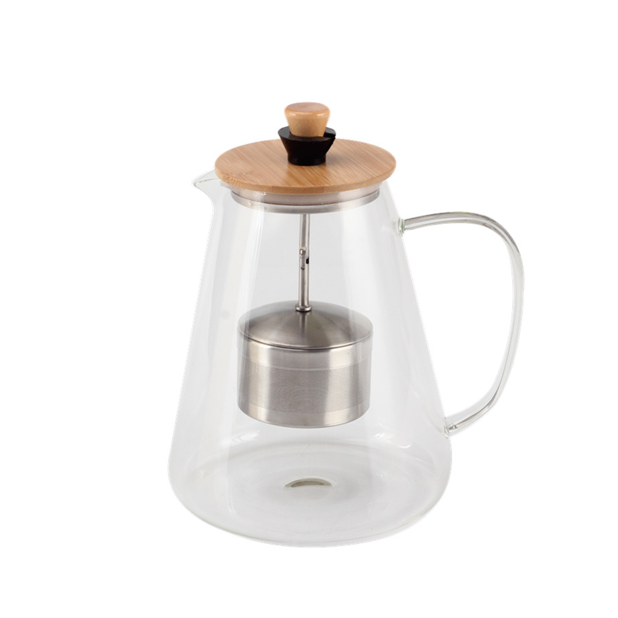 Glass Teapot With Infuser, Teapot for Stovetop Safe for Blooming Tea