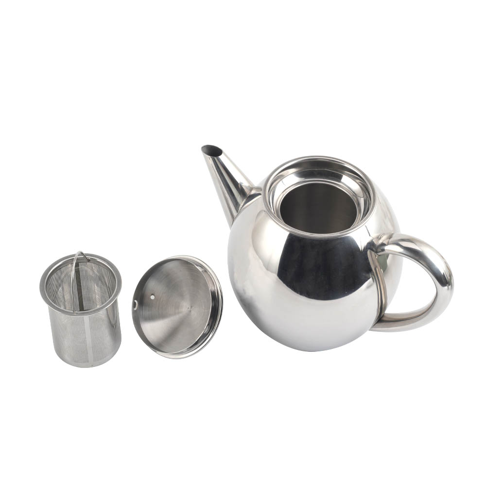 Double Walled Stainless Steel Tea Containing Kettle