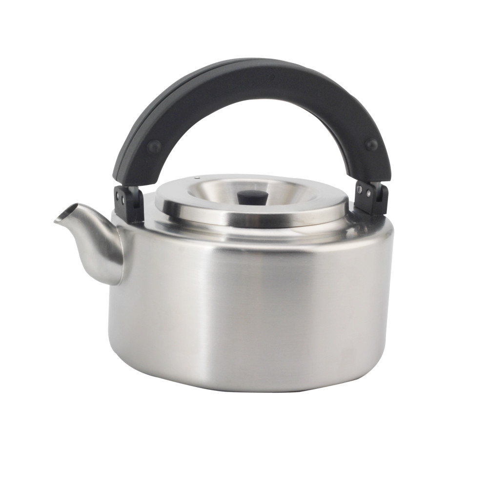 Large Capacity Stainless Steel Teapot With Foldable Handle