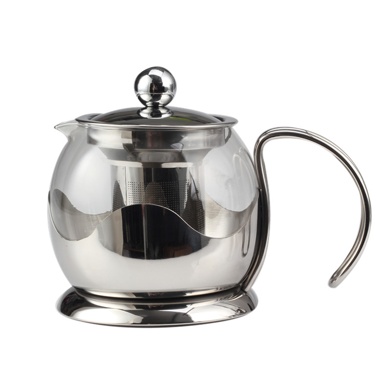 Glass Teapot Insulated Tea Cup With Infuser