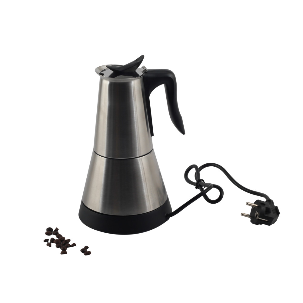 6 Cups Electronic Moka Pot Espresso Coffee Maker