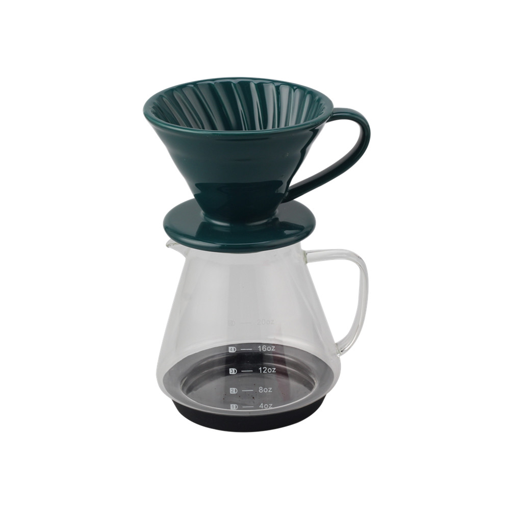 Ceramic Pour Over Coffee Dripper Filter