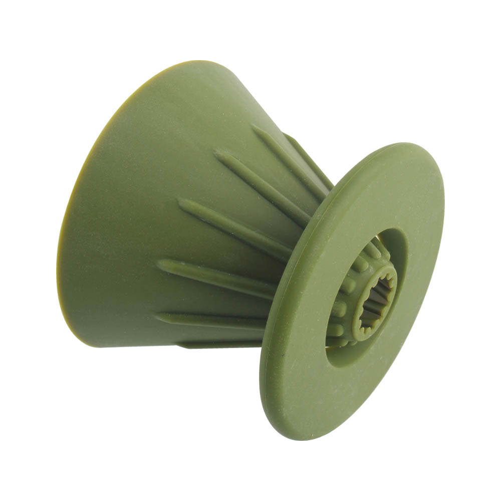 Reusable Silicone Resin Coffee Filter Collapsible Cone Filter for Camping