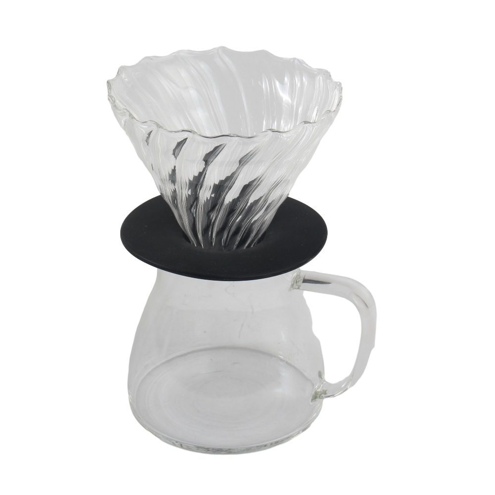 Borosilicate Glass Coffee Dripper And Filter