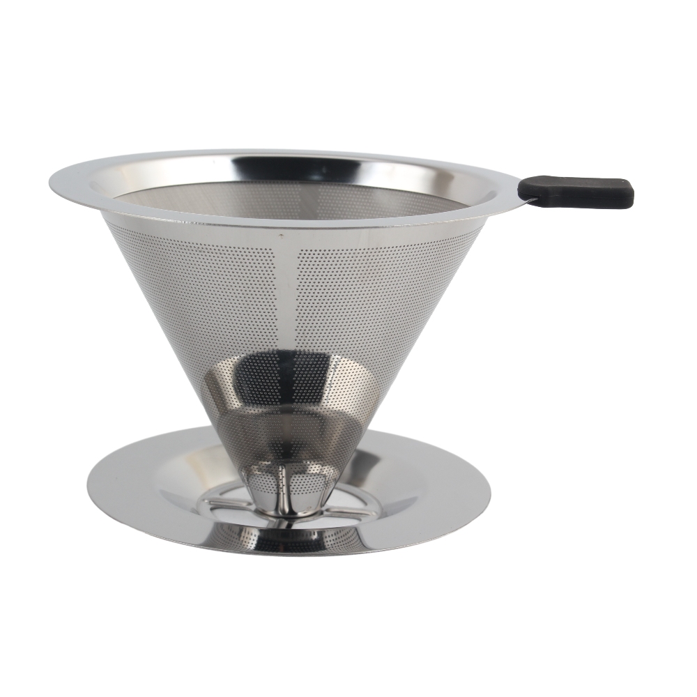 Stainless Steel Coffee Filter Cone Dripper Cup