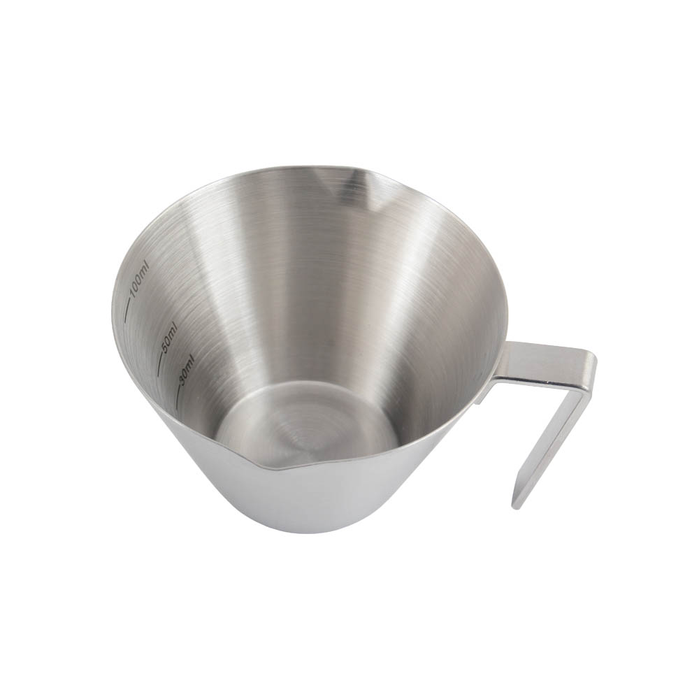 Double Spout Metal Measuring Cup With Dual Scale