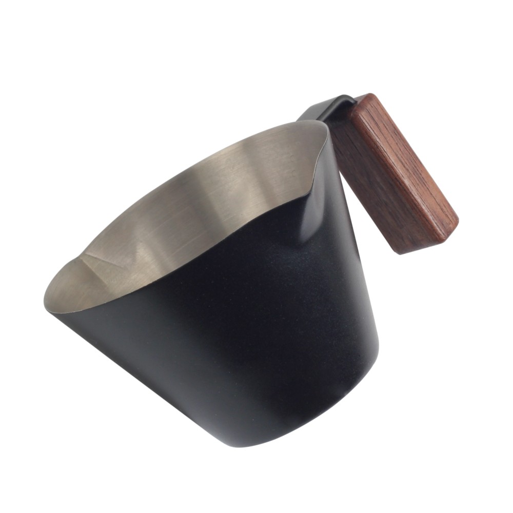 Double Spouts Stainless Steel Espresso Pouring Cup