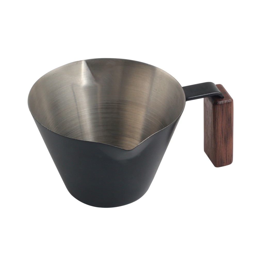 Double Spouts Stainless Steel Espresso Pouring Cup