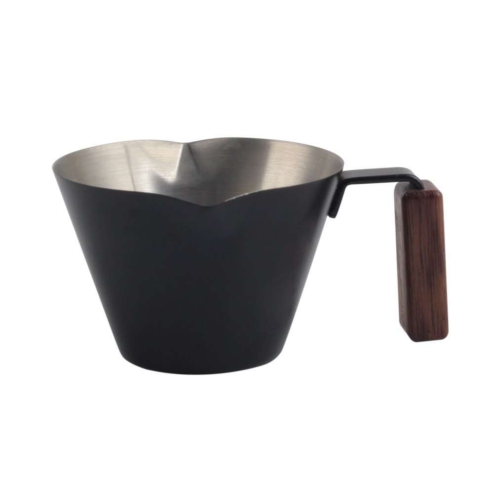 Double Spouts Stainless Steel Espresso Pouring Cup