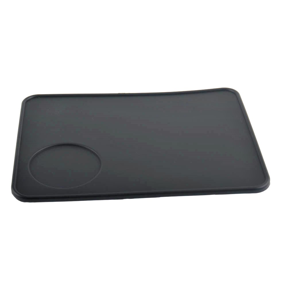 Coffee Espresso Flat Tamping Mat, Black