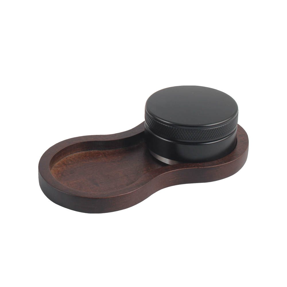 Walnut Coffee Tamper Holder, Coffee Portafilters Stand