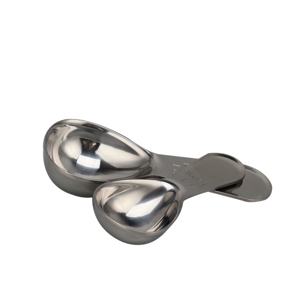 Coffee Scoop in 2 Sizes(15ml And 30ml), Stainless Steel Measuring Spoons