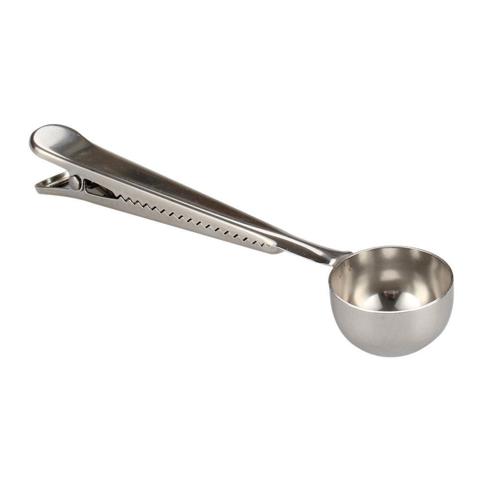 Coffee Scoop With Bag Clip, Stainless Steel Coffee Measuring Scoop