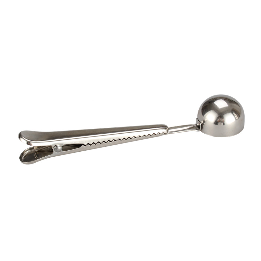 Coffee Scoop With Bag Clip, Stainless Steel Coffee Measuring Scoop