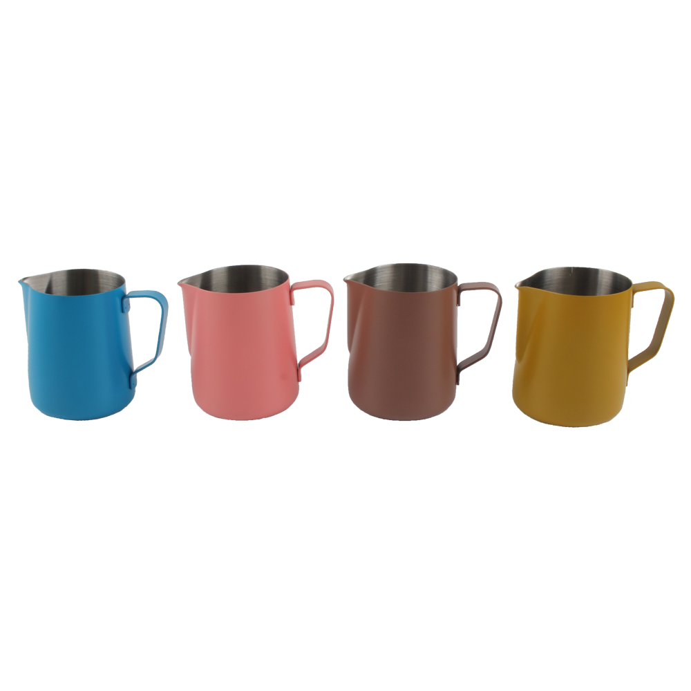 350ml / 600ml Espresso Milk Frothing Pitcher, Stainless Steel Coffee Milk Jug