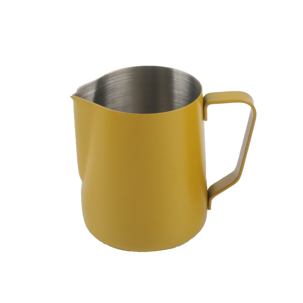 Milk Frother Pitcher Barista Tools, 350ml /12oz Stainless Steel Milk Cup