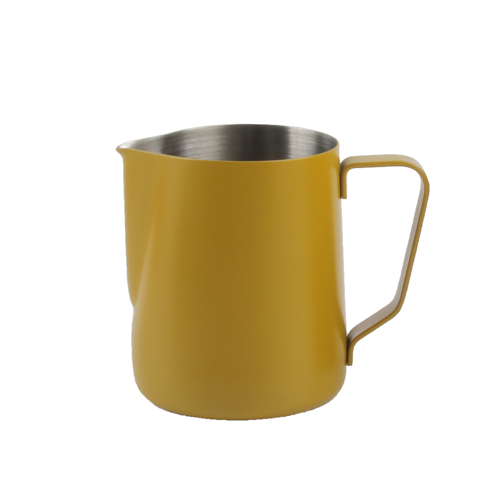 Milk Frother Pitcher Barista Tools, 350ml /12oz Stainless Steel Milk Cup