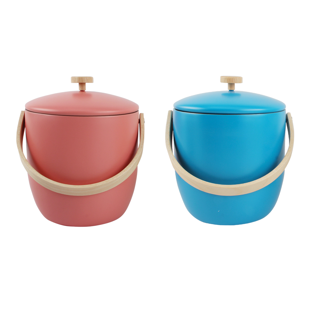 3l Double-Walled Stainless Steel Ice Bucket With Lid for Parties, Bar, Home, Restaurant, Clubs