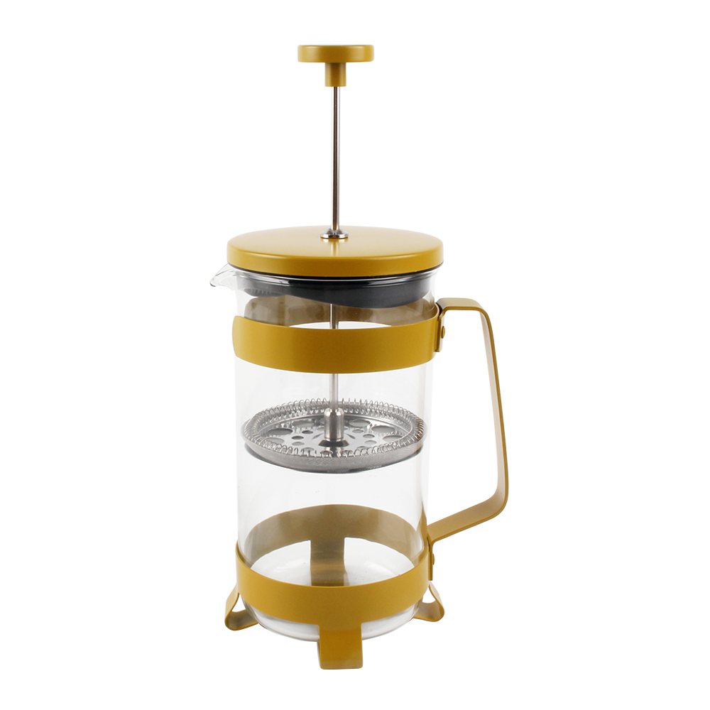Bpa-Free Brewed Tea Pot Coffee Plunger, Heat Resistant Thickness Borosilicate French Press