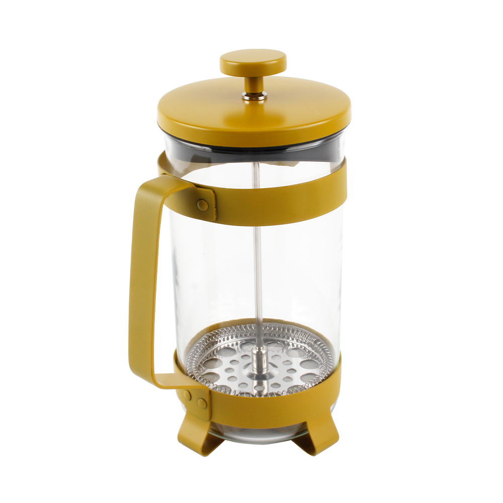 Bpa-Free Brewed Tea Pot Coffee Plunger, Heat Resistant Thickness Borosilicate French Press