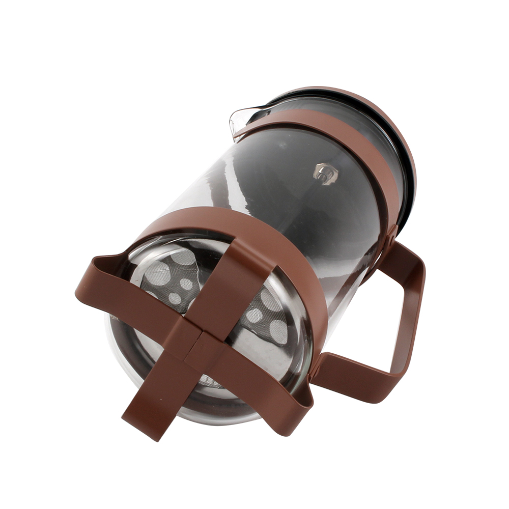 Cold Brew Coffee Tea Pot, Heat Resistant Borosilicate Glass French Press