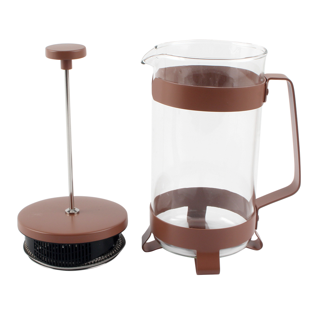 Cold Brew Coffee Tea Pot, Heat Resistant Borosilicate Glass French Press