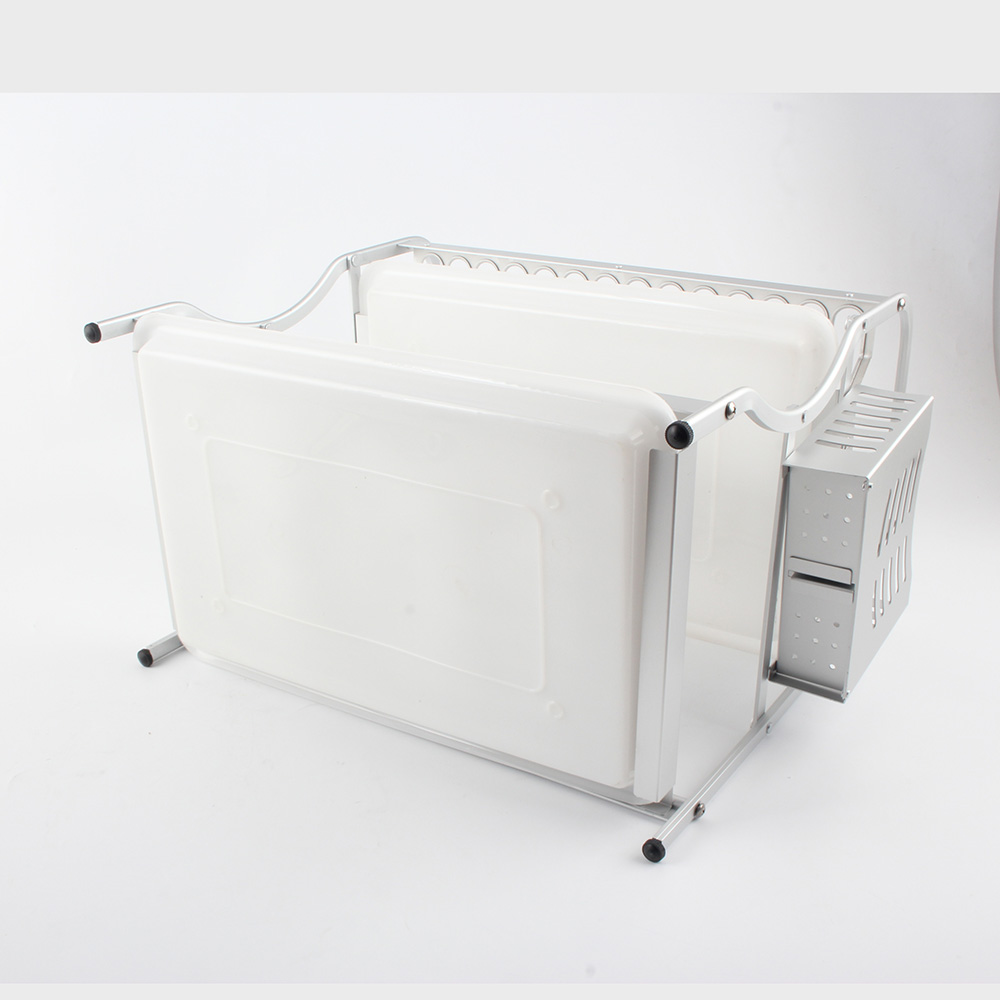 Multifunctional Dish Rack for Kitchen Counter, Anti-Rust Dish Drainers With Cutlery & Cup Holders