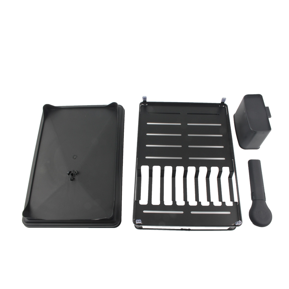 Dish Rack With Drainboard, Rustproof Dish Drainer With Utensil Holder for Sink