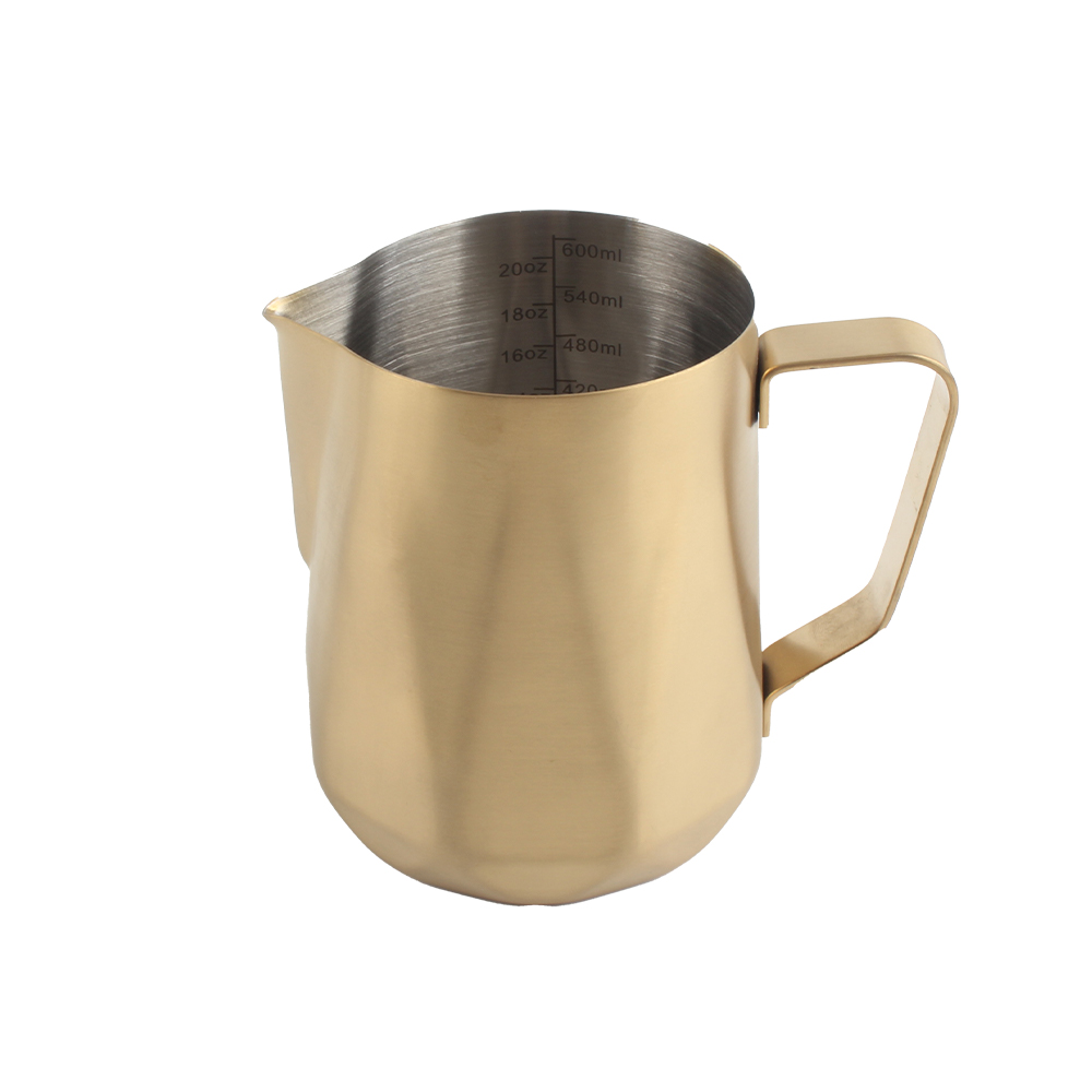 Premium Stainless Steel Coffee Milk Jug - Perfect for Barista-Style Frothing