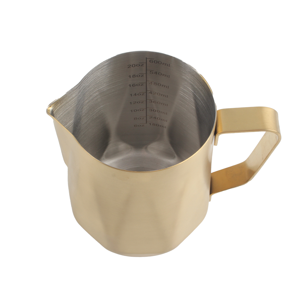 Premium Stainless Steel Coffee Milk Jug - Perfect for Barista-Style Frothing