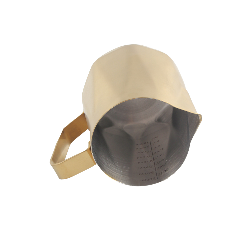 Premium Stainless Steel Coffee Milk Jug - Perfect for Barista-Style Frothing