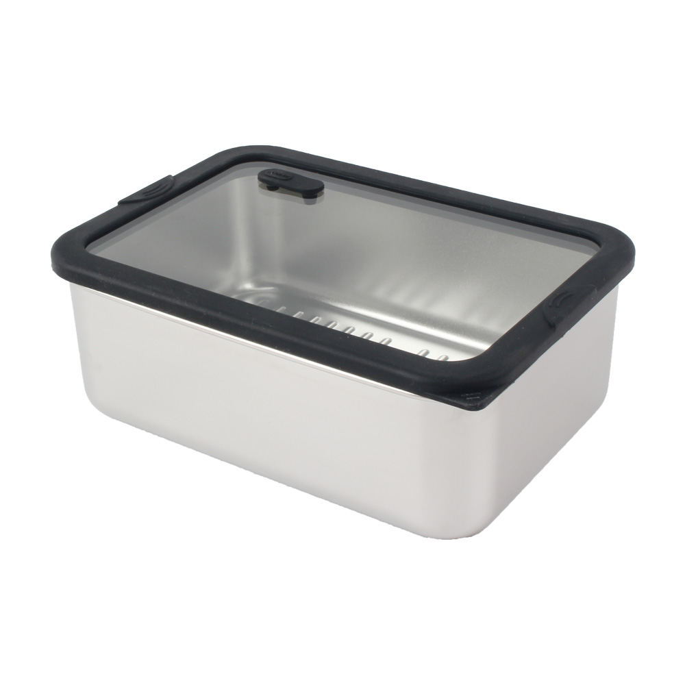 Stainless Steel Food Storage Container Set, Airtight & Leakproof Containers